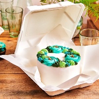 Kartonbox 15 x 15 cm für Bento-Kuchen - 10 Stück