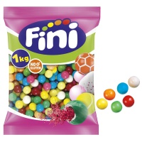 Bunte Kaugummikugeln - Fini Chicle kleine Kugeln -1 kg