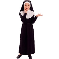 Kostüm einer religiösen Nonne für Mädchen