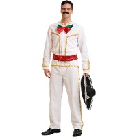 Weißes Mariachi Kostüm für Männer