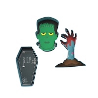 Halloween-Horrorausstecher - PME - 3 Stück