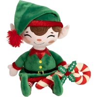 Weihnachtliches Elfen-Plüschtier, 25 cm