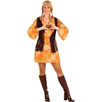 Hippie Love Power Kostüm für Frauen