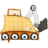 Bagger-Folienballon (ca. 93 x 68 cm)