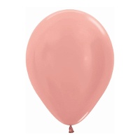 Latexballons 12,5 cm Roségold?Metallic - Sempertex - 100 Stück