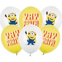 Lustige Minions-Latexballons, 30 cm - 6 Stück