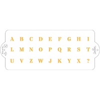 Alphabet-Schablone 10 x 25 cm - Dekorieren