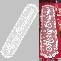 Tischläufer mit Weihnachtsausschnitt 'Merry Christmas' 3 x 0,28 m