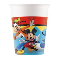 Mickey-Mouse-Pappbecher, 200 ml - 8 Stück