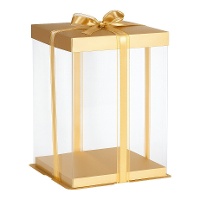 Kuchenbox 25 x 25 x 30 cm mit Schleife - Hilarious