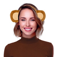 Haarreif mit Affenohren