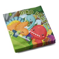 Dino Party Sammelservietten, 16,5 x 16,5 cm - 12 Stück