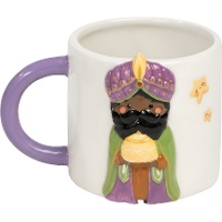 470-ml-Tasse 'König Balthasar' (Heilige Drei Könige)