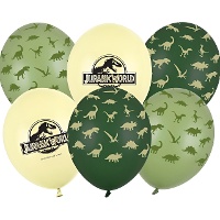 Jurassic World Latexballons 30 cm - 6 Stück