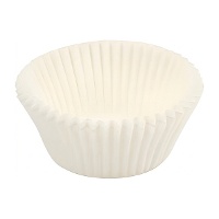 Cupcake-Kapseln, 6 cm, weiß - Dr.Oetker - 80 Stück