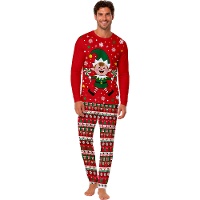 Weihnachtlicher Pyjama im Elfen-Design für Erwachsene