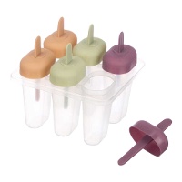 Eisform in Pastellfarben - 6 Fächer