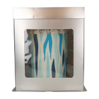 Tortenbox 30,4 x 30,4 x 34,5 cm, Metallic-Farbe mit Fenster - 1 St.