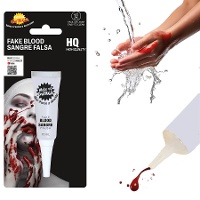 Flasche mit künstlichem Blut und Dosierer, 15 ml