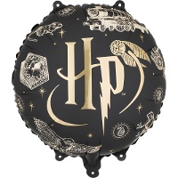 Schwarzer Harry Potter-Folienballon, 35 cm