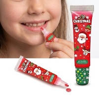 Weihnachtlicher Erdbeer-Lipgloss