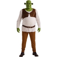 Grüner Oger Kostüm für Männer