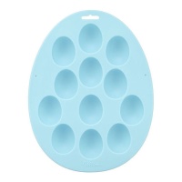 Silikon-Eierform 18 x 23 cm - wilton - 12 Kavitäten