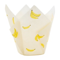 Papier-Tulpenkapseln für Bananenmuffins - PME - 24 Stück.