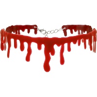 Choker mit vampirischem Bluteffekt