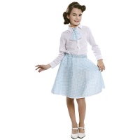 50er-Jahre Pin-up-Kostüm für Mädchen