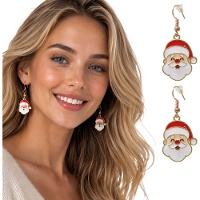 Weihnachtsmann-Ohrringe - 1 Paar