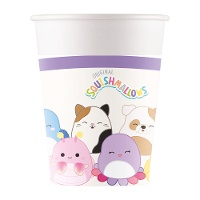 Squishmallows-Pappbecher 200 ml - 8 Stück
