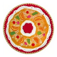 Tablett von 30 cm für Dreikönigskuchen - 2 Einheiten