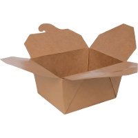 Take-away-Box aus Karton, 11,3 x 9 x 6,3 cm - 50 Stück