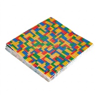 Happy Birthday Lego Servietten, 16,5 x 16,5 cm - 12 Stück