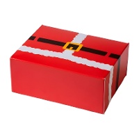 Weihnachts-Süßigkeitenbox, 18 x 13,5 x 7,5 cm - Decora