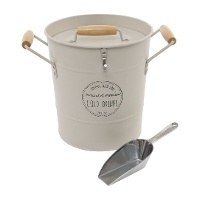 Vintage-Eiskübel 18 x 16 x 16 cm, naturfarben mit rustikalem Charme