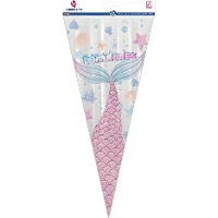 Meerjungfrauen-Tüten für Süßigkeiten, 48 x 22 cm - 10 Stück