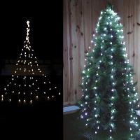 200 Lichtervorhang für den Weihnachtsbaum