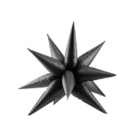 70 cm 3D Stern Ballon - PartyDeco - 1 Stück