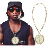 Dollar-Medaille Halskette in Gold