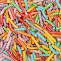 Bunte Zuckerstreusel-Röllchen, 75 g - PME