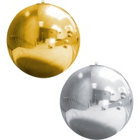 Aufblasbarer Spiegeleffekt-Ball 1,20 m - 1 Stück