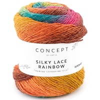 Silky Lace Rainbow, 50 g - Katia