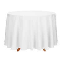 2,30 m weiße Tischdecke Tischtuch
