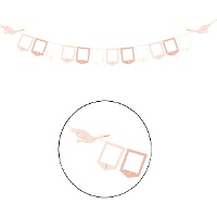 2,5 m Babyparty-Fotogirlande - 1 St.