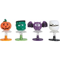 Springende Halloween-Figuren - 4 Stück