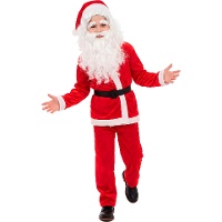Klassisches Weihnachtsmann-Kostüm für Kinder
