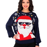 Weihnachtsmann Weihnachtspulli für Frauen