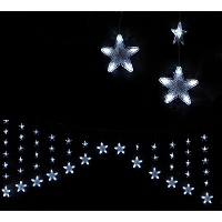2,2 x 0,9 m Sternlichtvorhang - 136 Leds